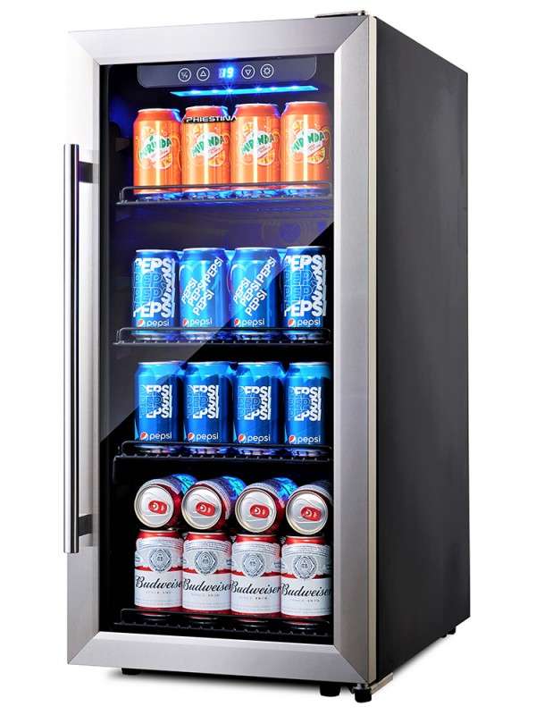 Beer Fridge Beverage Fridge 100 Can Drinks Fridge Beverage Cooler 15 Inch Beer Cooler Beverage Refrigerator Drink Cooler